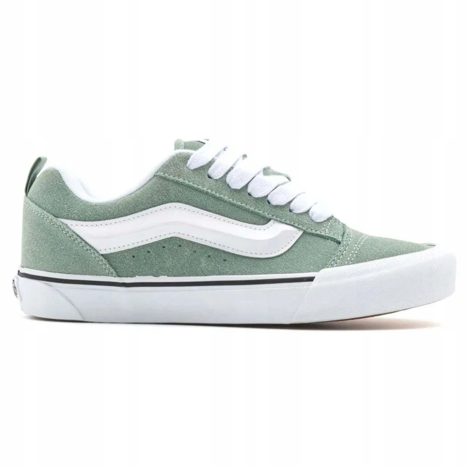 Unisex kožené tenisky Vans Knu School zelené semišové vel. 42