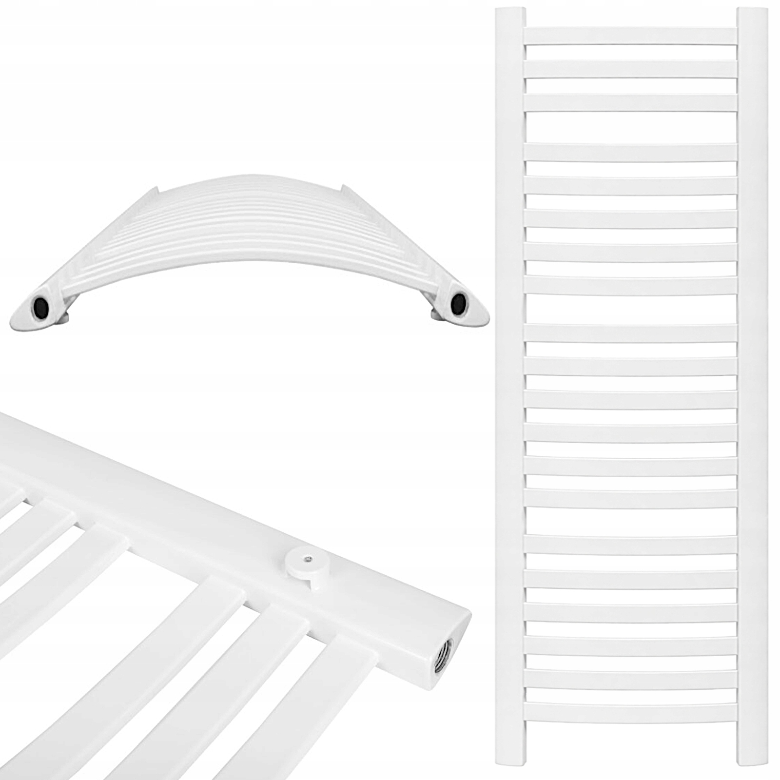 Nástenný Kúpeľňový Ohrievač Biely Rebrík GR3 1200 x 570 20 Rebier 727W