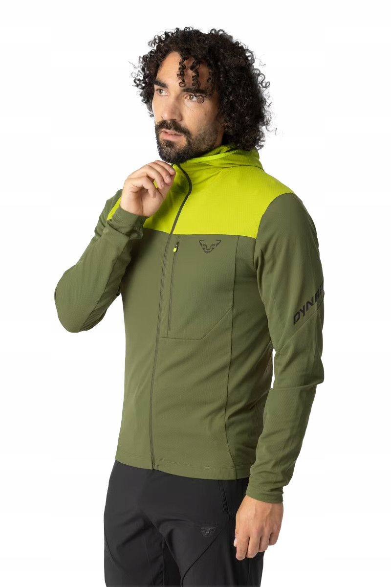 Mikina treková mikina Dynafit Traverse Thermal Hooded zelená L
