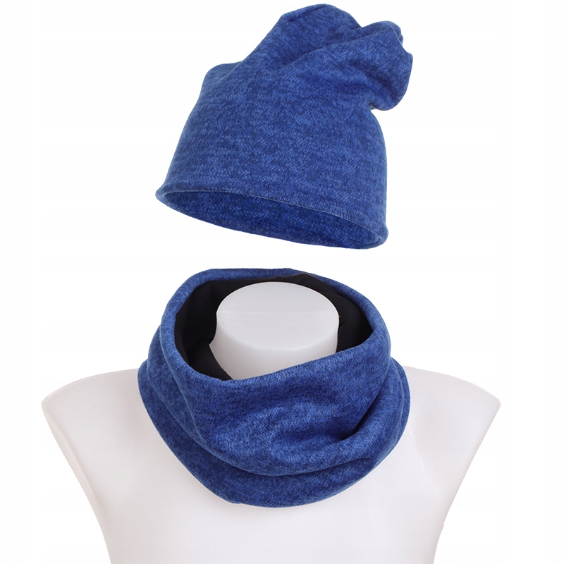 

Komplet damski czapka beanie komin