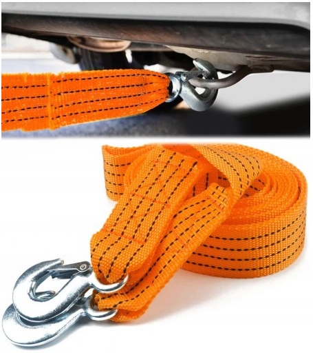 ТРОС БУКСИРОВОЧНЫЙ ТРОС БУКСИРОВОЧНЫЙ РЕМЕНЬ СИЛЬНЫЙ 4 М 5 ТОНН