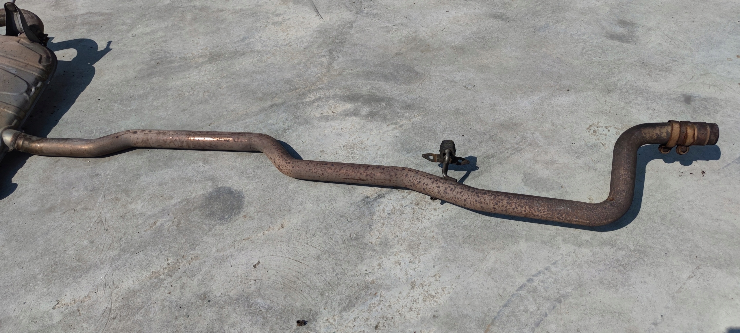 muffler, exhaust KOMPLET AUDI Q7 4L 3.0 TDI