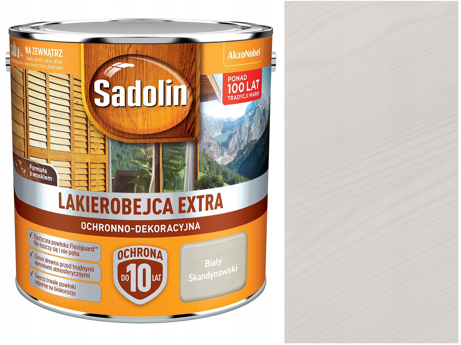 

Sadolin Lakierobejca Extra Biały Skandynawski 5L