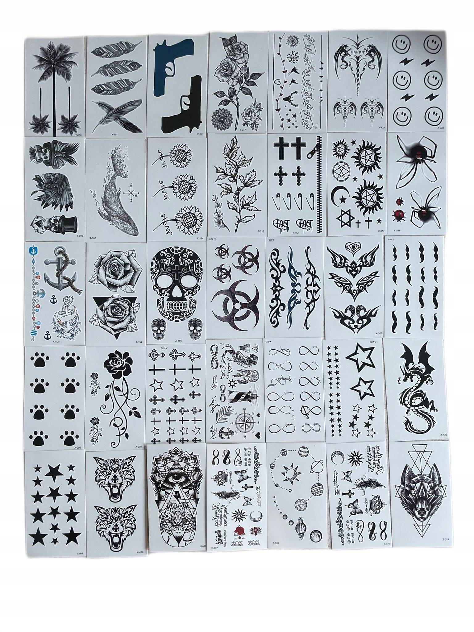 Omyvatelné Tetování, Velmi Velká Sada Uměleckých Omyvatelných Tetování