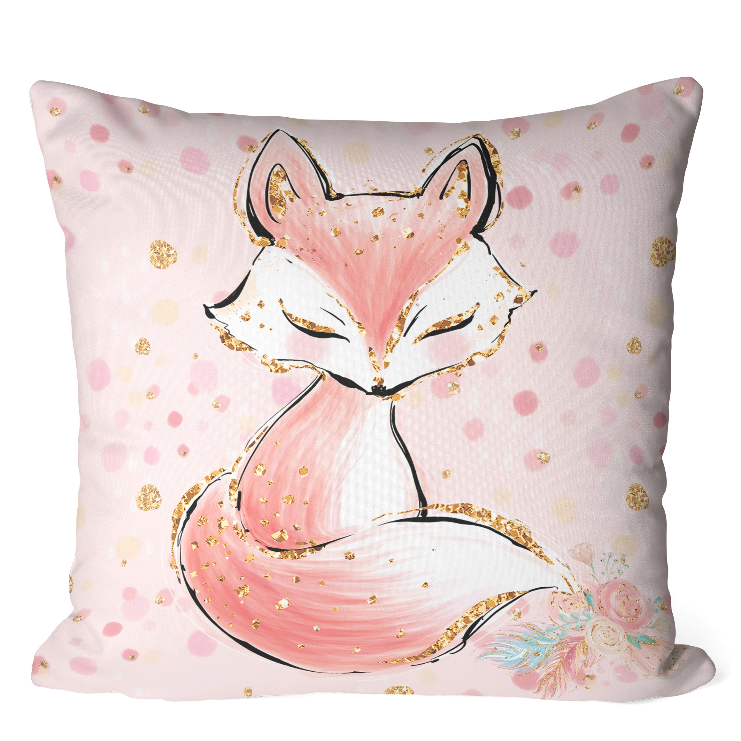 

Poszewka na poduszkę Lisiczka 45x45 Duża poduszka