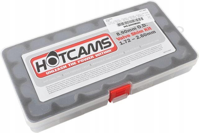 Hot Cams Ventilové Dosky Sada 8.90 MM Od 1.72 Do 2.60 Každých 0,05 MM Ktm