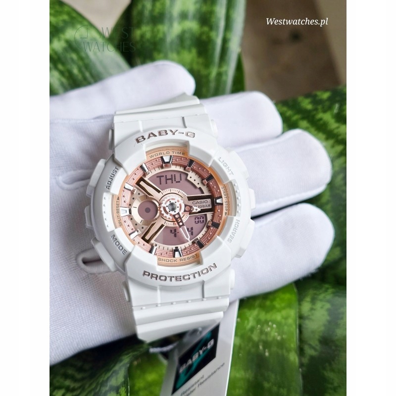 Zegarek z grawerem na komunię Damski, Dziecięcy CASIO BABY-G 43 mm BA-110X- Model BA-110X 7A1ER