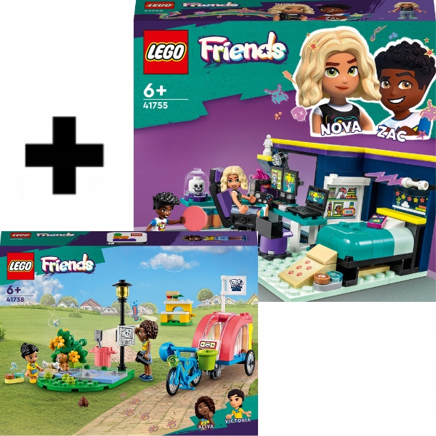 Lego Friends Pokoj Novy 41755 Herna Lego 41738 Dárková Sada