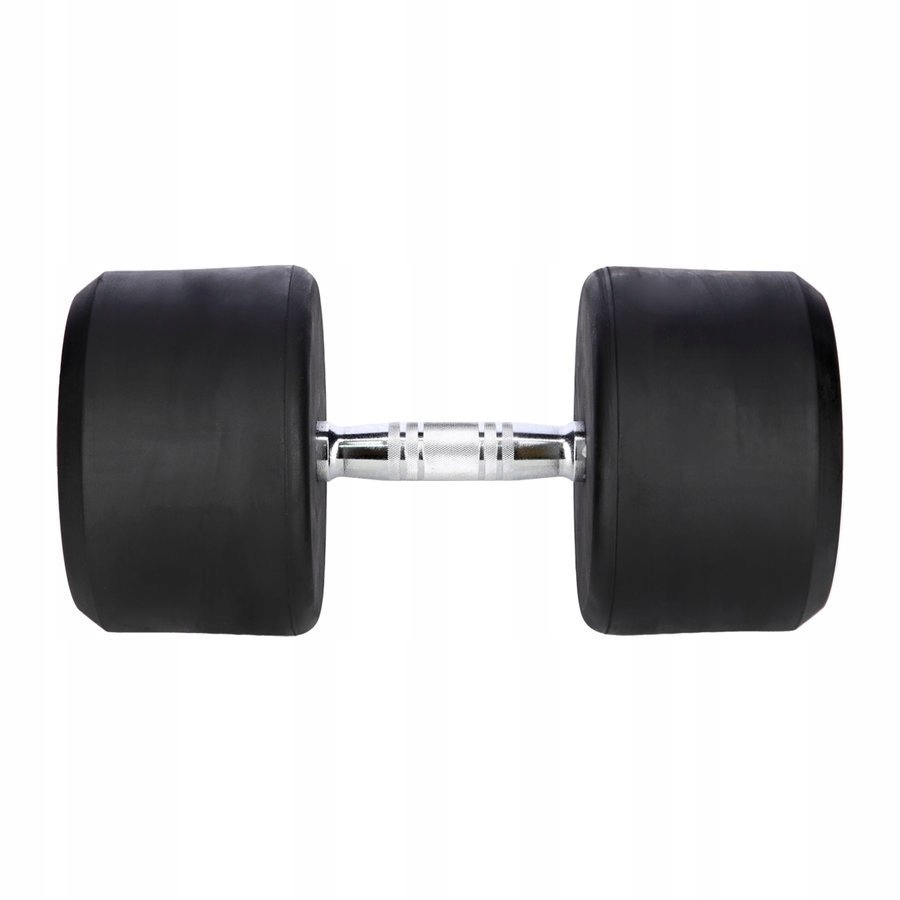 Hantla Ciężarek Gumowany Do Ćwiczeń Siłowych Treningu 45 kg Marka HMS