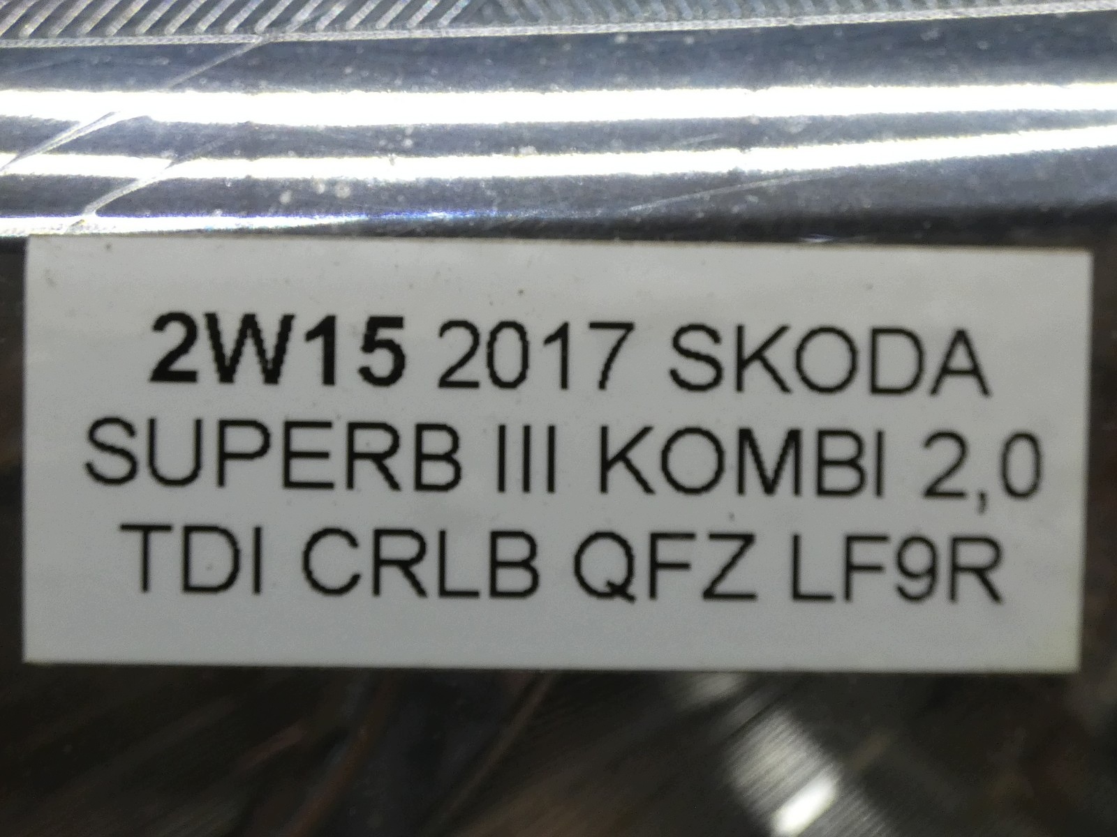 light REFLEKTOR left front left front SKODA SUPERB III 3V2941015