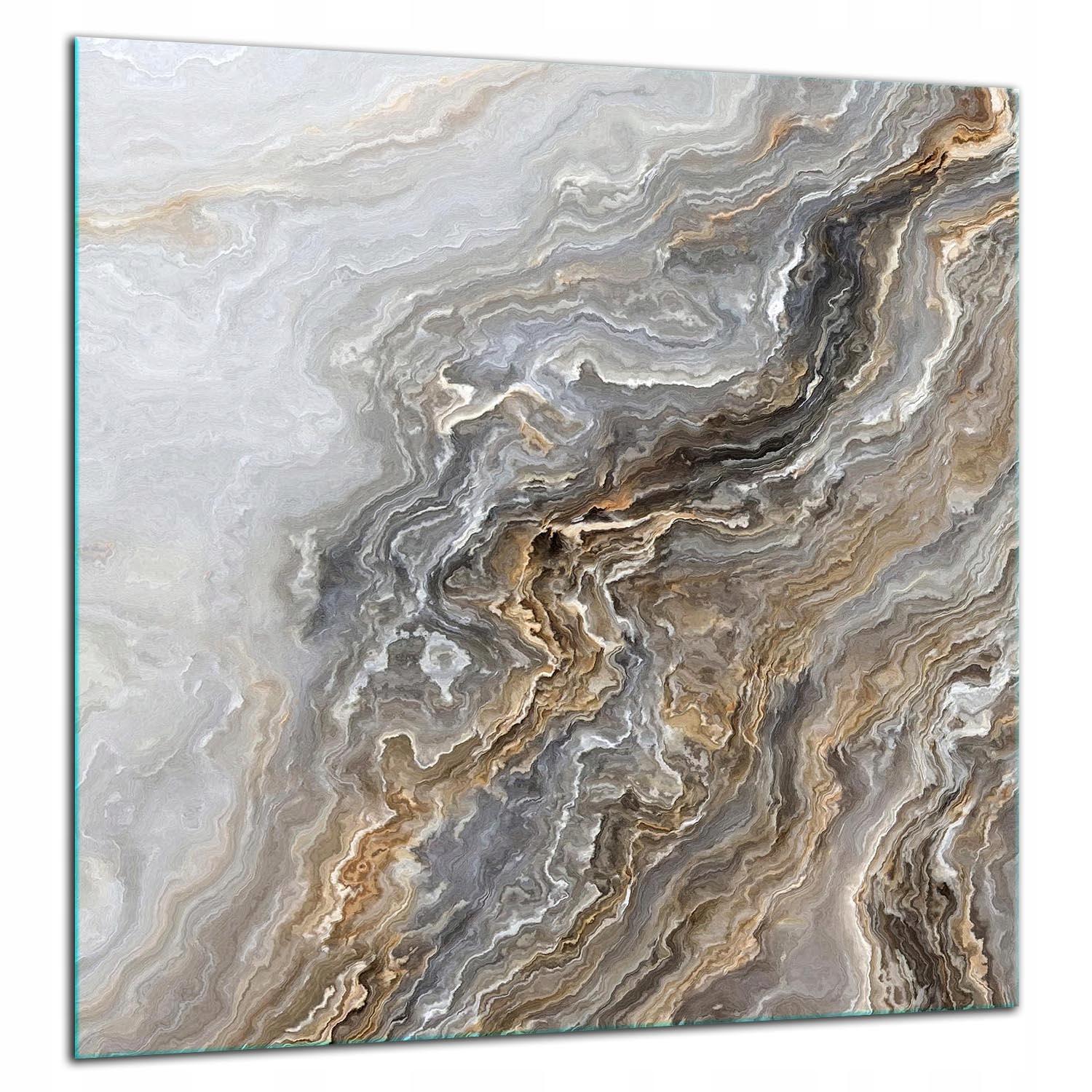 Skleněná Ochranná Deska Panel Lepidlo 60x65 Mramor
