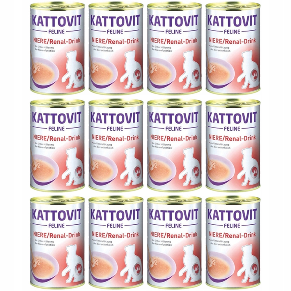 Kattovit Drink Niere Renal Podpůrný nápoj 12x135 ml