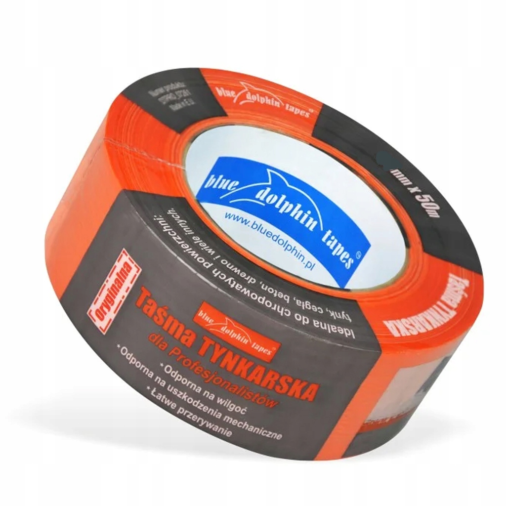 

Taśma tynkarska zewnętrzna Pomarańczowa 38mm, 50m