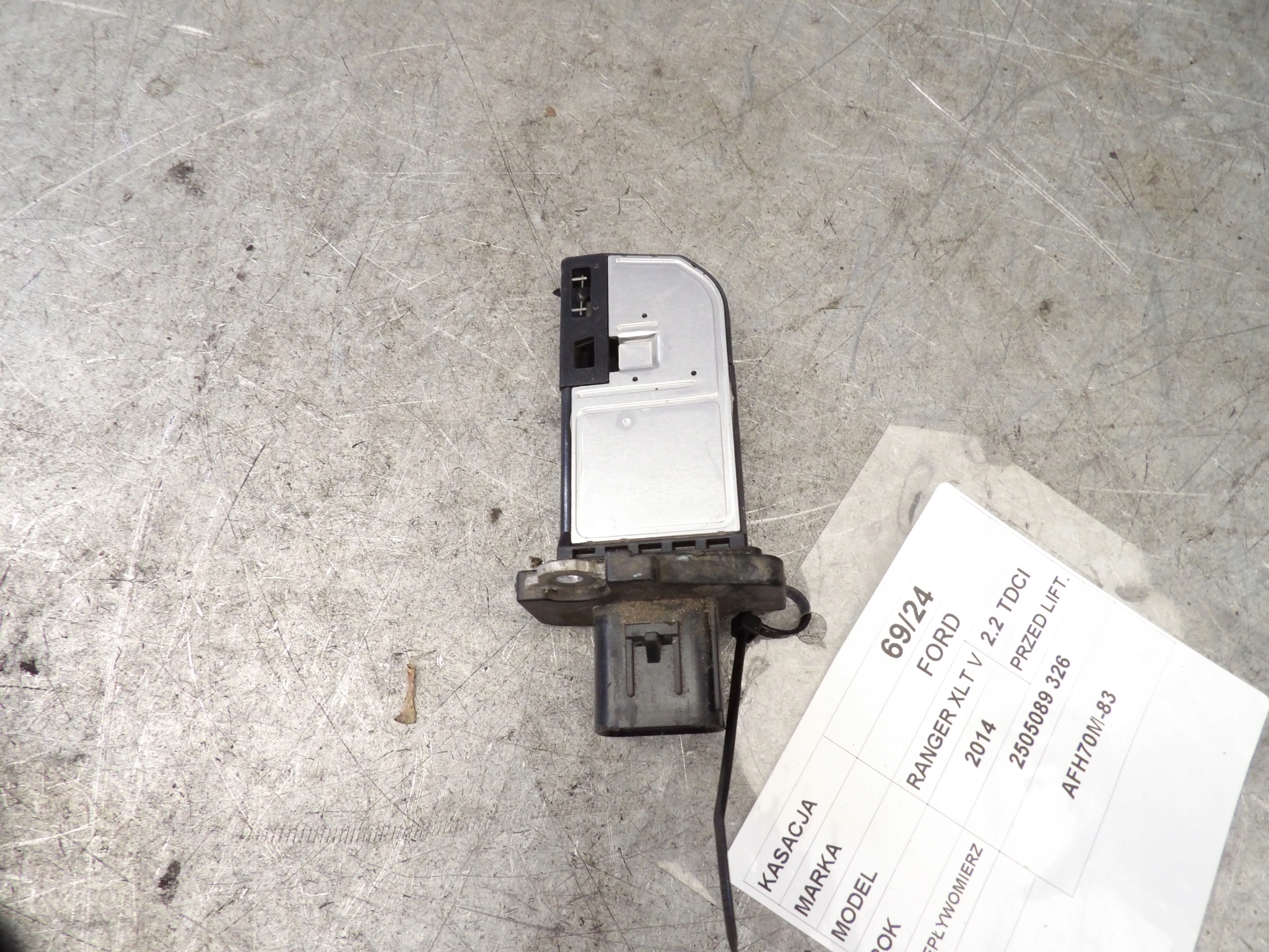 Ford Ranger XLT V 2,2 TDCI flow meter AFH70M83