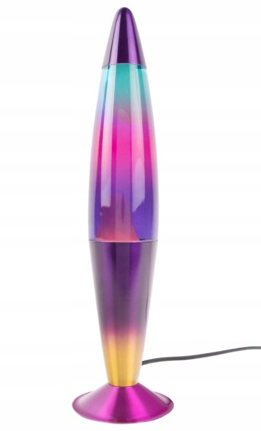 Dekorativní Lávová Lampa Leitmotiv Rainbow Rocket Lava LM2186PU 41,5 cm