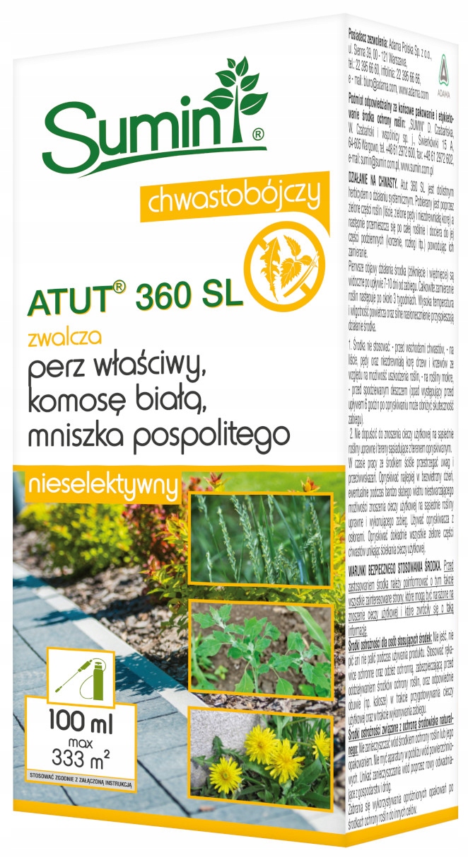 

Sumin Atut 360 Sl na chwasty perz mniszek 100 ml
