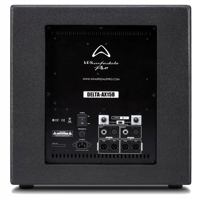 WHARFEDALE DELTA AX15B - subwoofer 900W Kolor czarny