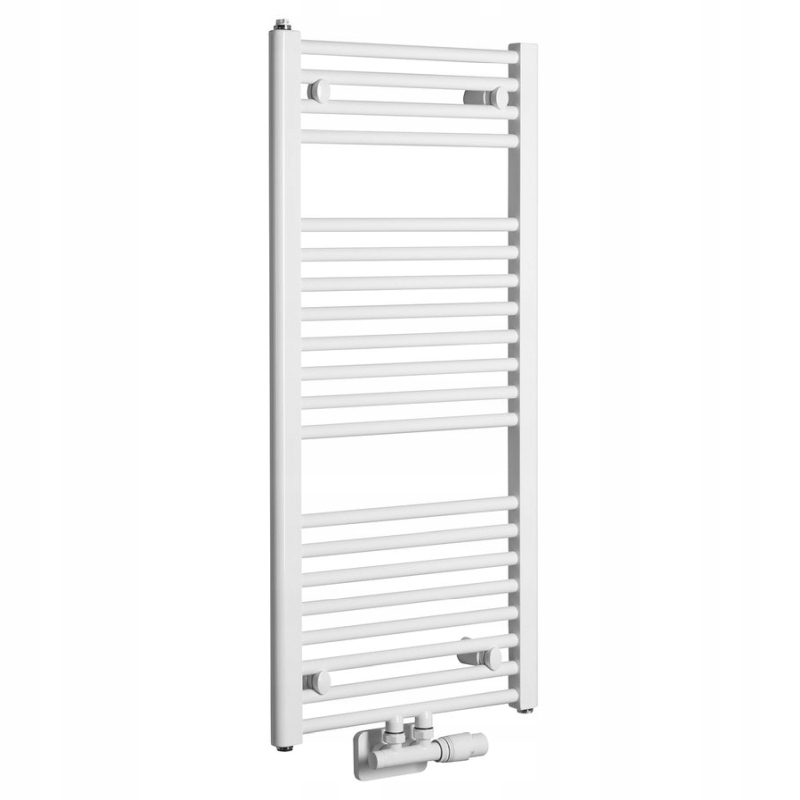 Aqualine Direct kúpeľňový radiátor 450x960 mm stredové pripojenie, biely