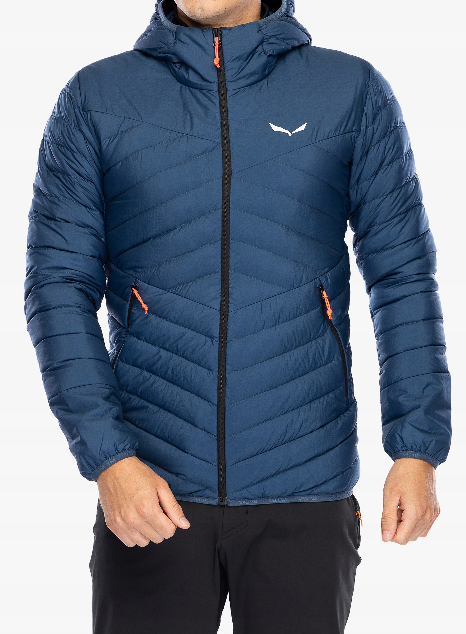 Péřová bunda Salewa Brenta Jacket tmavě džínová S