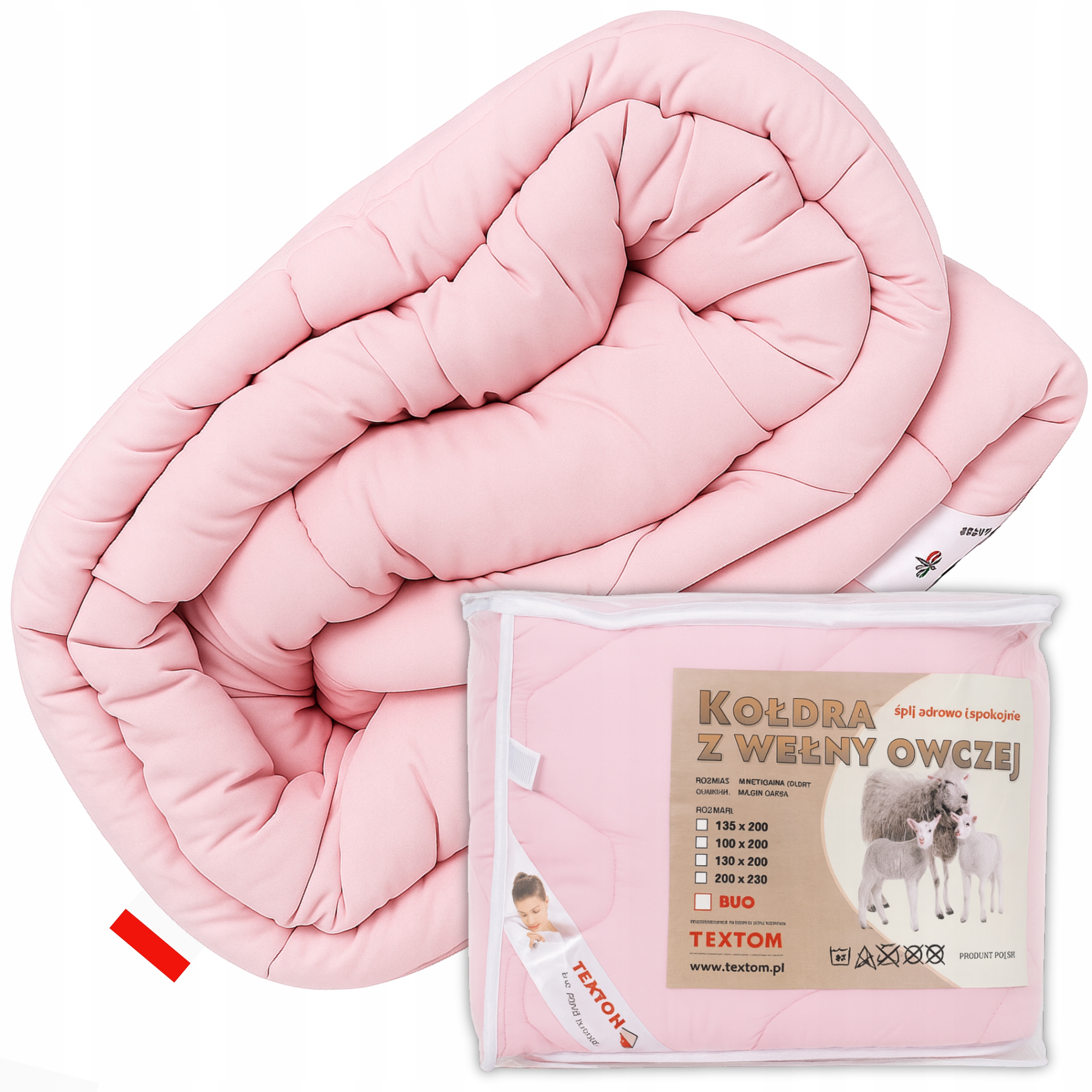 Přikrývka 140x200 Ovčí vlna Teplá Silná Zimní z ovčí vlny Pl