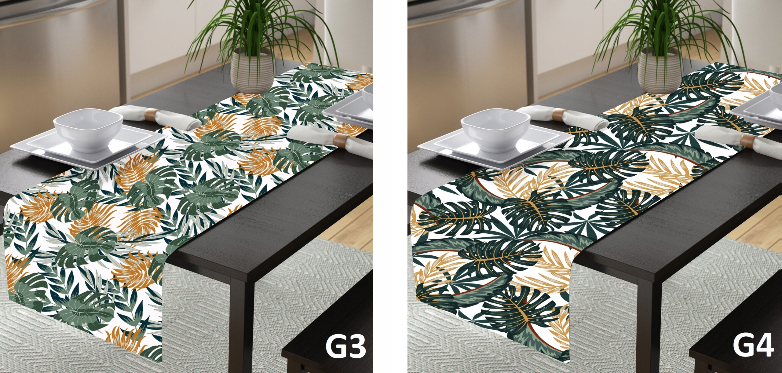 BIEŻNIK NA STÓŁ MATOWY KOLOROWY 40x130 OBRUS G8 EAN (GTIN) 5903816205230