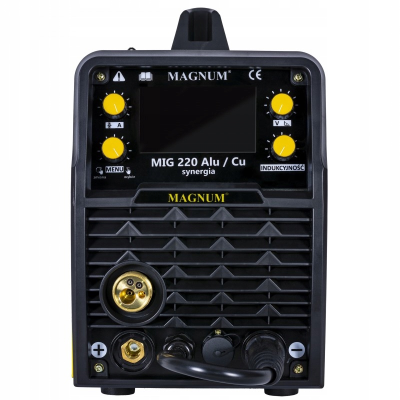PÓŁAUTOMAT SPAWALNICZY MAGNUM MIG/MAG 220 ALU/CU SYNERGIA LCD Kod producenta MAGNUM MIG 220 ALU XRS1 v2