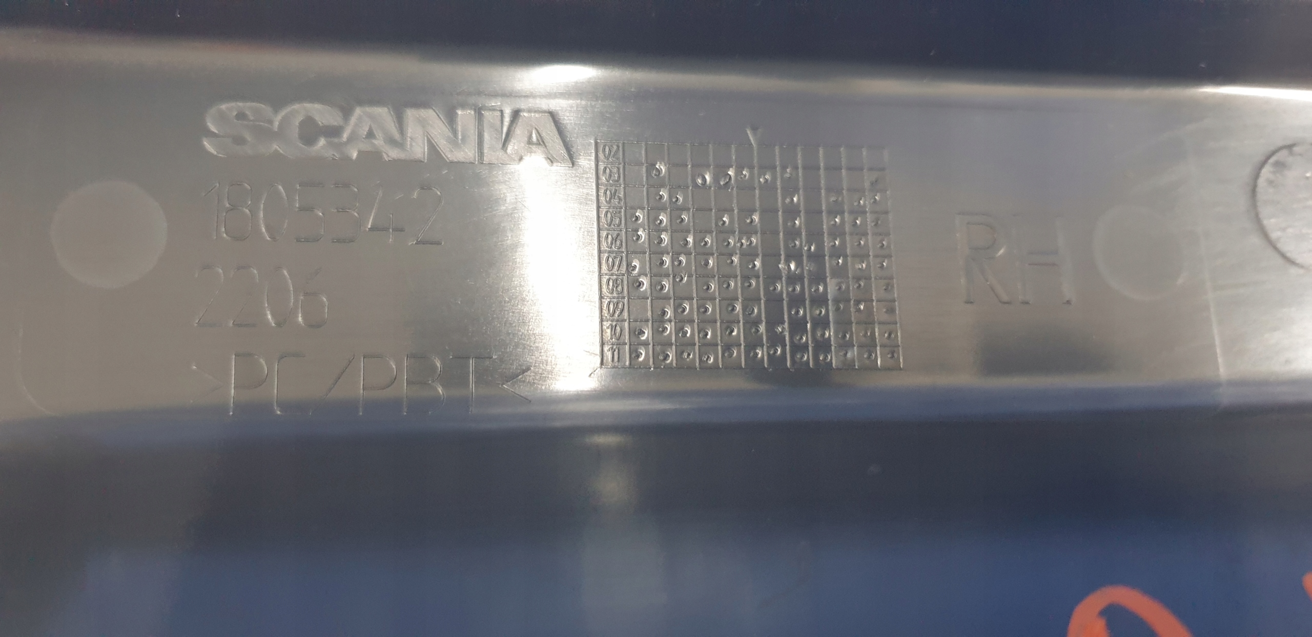 cover cover STOPNICY right SCANIA P380 11R E5