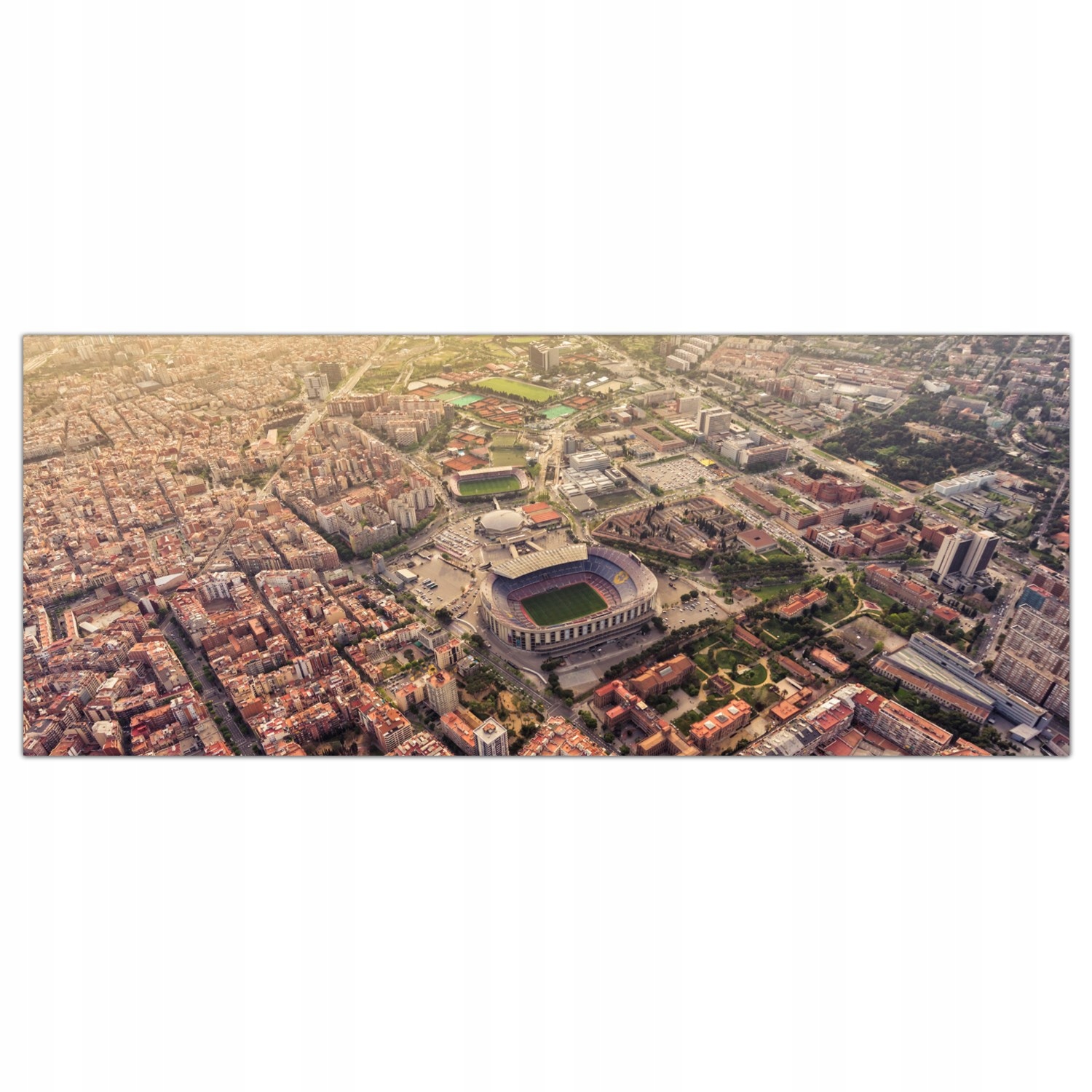 

Obraz na szkle Foto Stadion Zachód Słońca 125x50