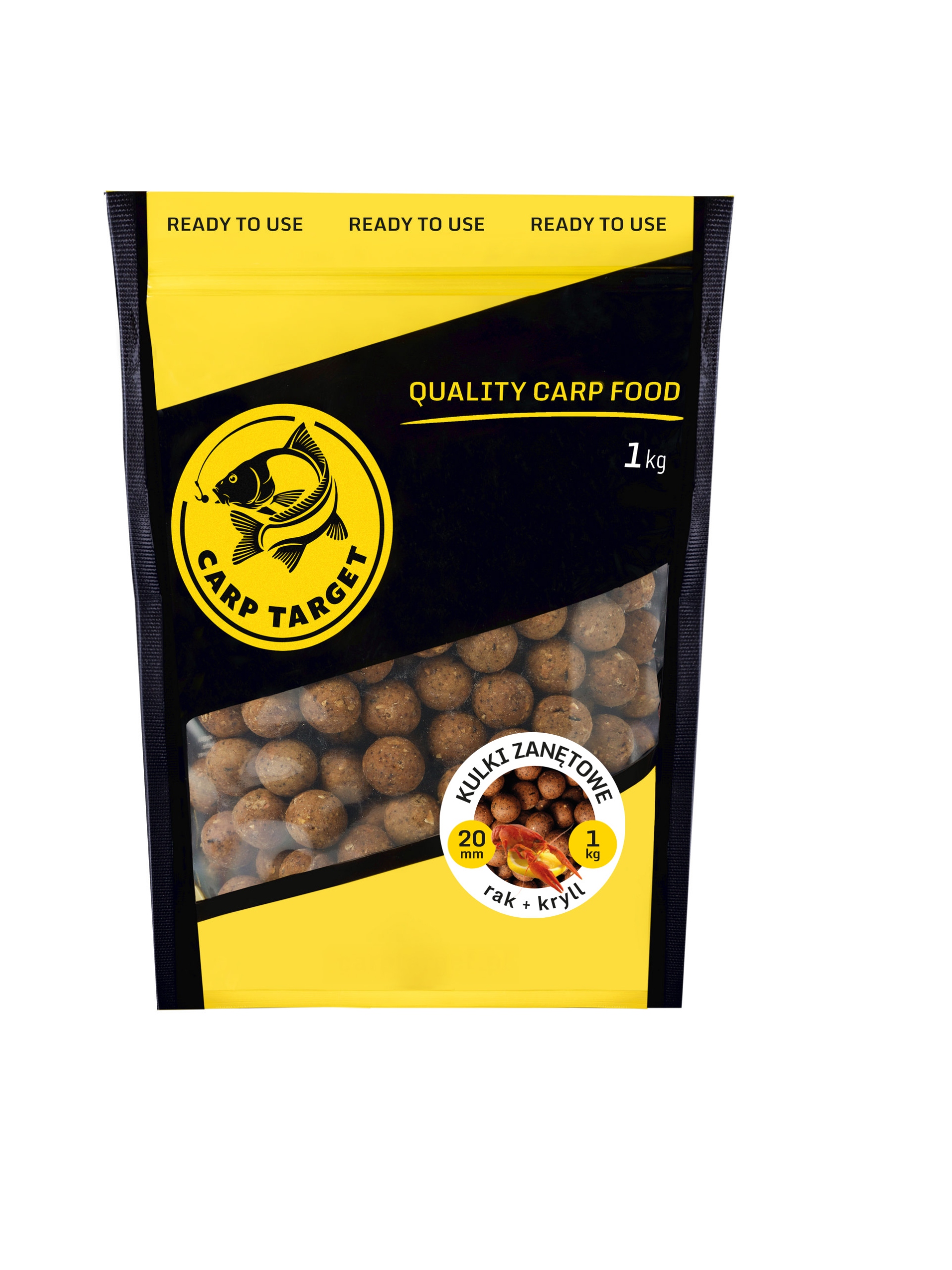 Kulki Proteinowe Zanętowe Rak Kryll 20mm 1kg Carp Target
