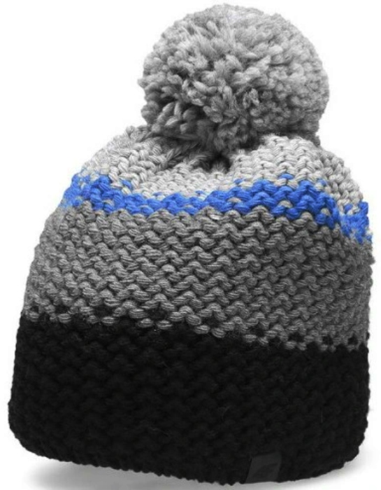 

4F Czapka Zimowa Męska z pomponem _ CAM015 _ r. L