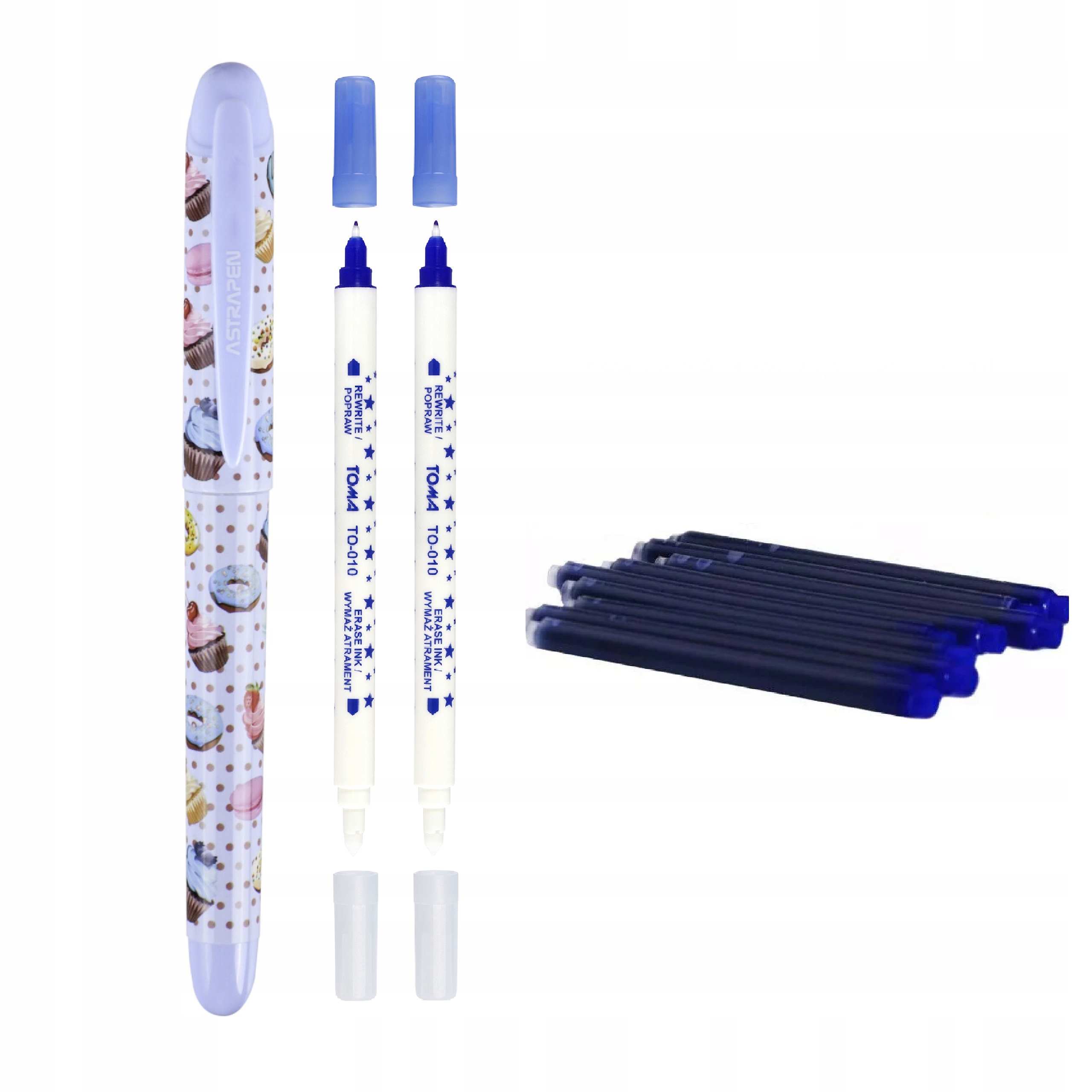 

Astra Pióro Wieczne Stalówka Naboje Wymazywalne