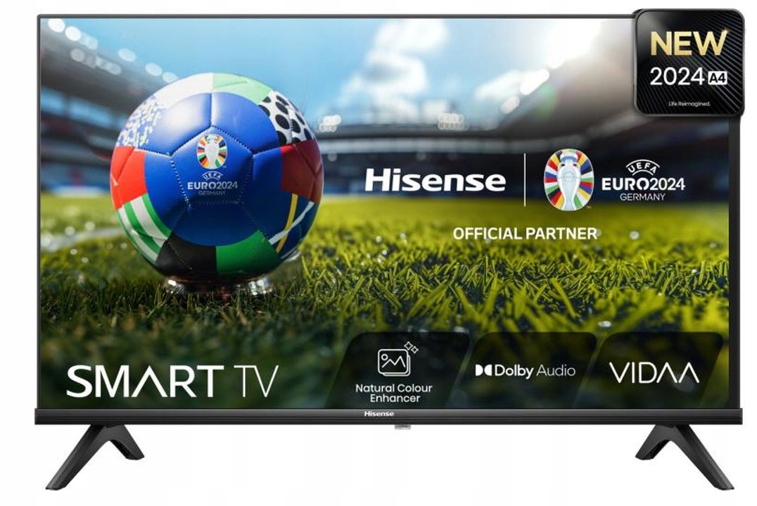 Telewizor Hisense 32A4N 32” Dled Hd Ready Vidaa DVB-T2 Usb