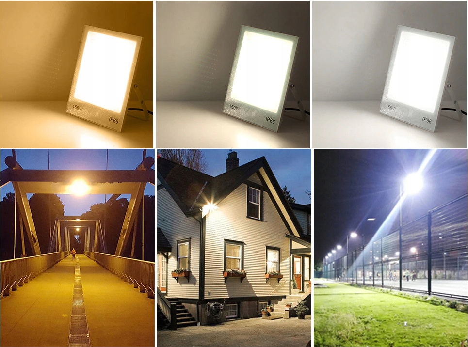 Halogen Naświetlacz LED 20W 1700lm Na Zimę IP65 Moc znamionowa 20 W