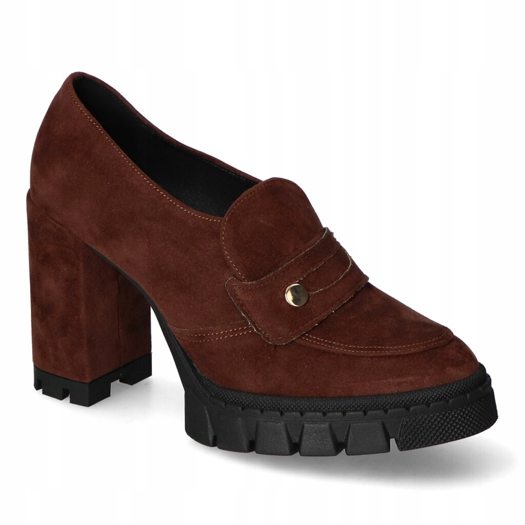 Polobotky For-But 011 Hnědé semišové 40