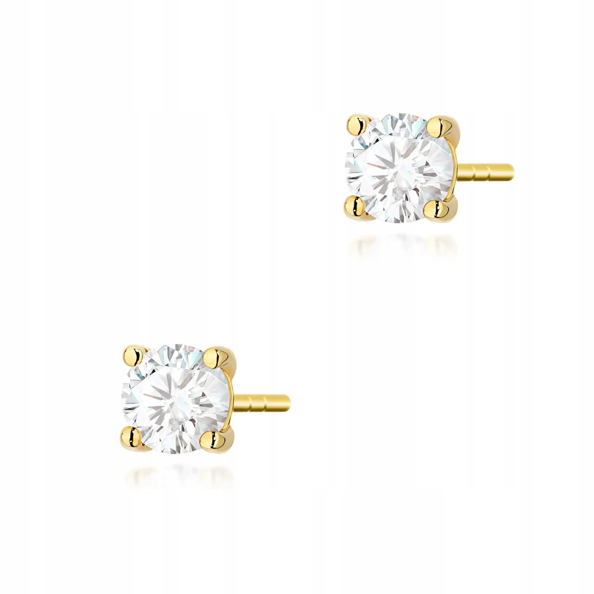 Náušnice ze zlata 585 s diamantem 0,40 ct, efektní značkové od klenotníka pro ni