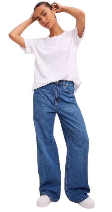 Only Dámské Džíny Modré Široké Casual 30/32 6_A