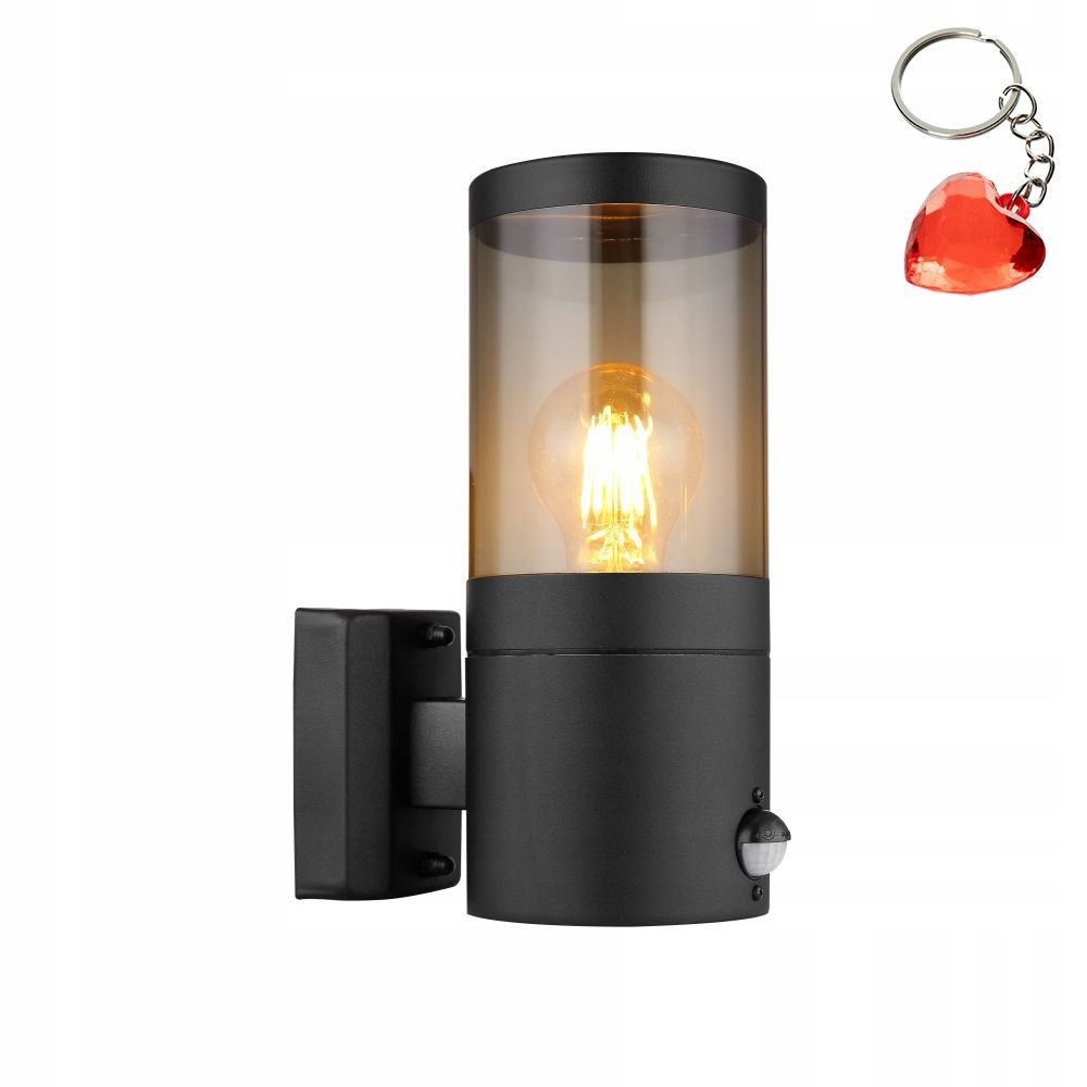 Vonkajšie nástenné svietidlo so snímačom Xeloo 32014BSS Globo Darček