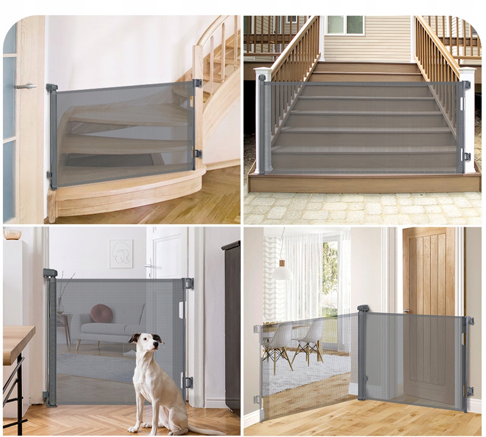 BRAMKA BARIERKA ZABEZPIECZAJACA DRZWI AUTO BLOKADA 180x86CM Kod producenta HF6665G