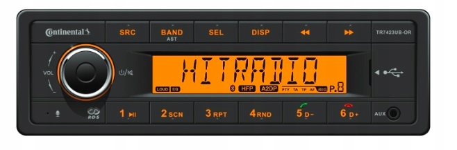 Continental TR7423UB - OR Radio Tir 24V Bluetooth