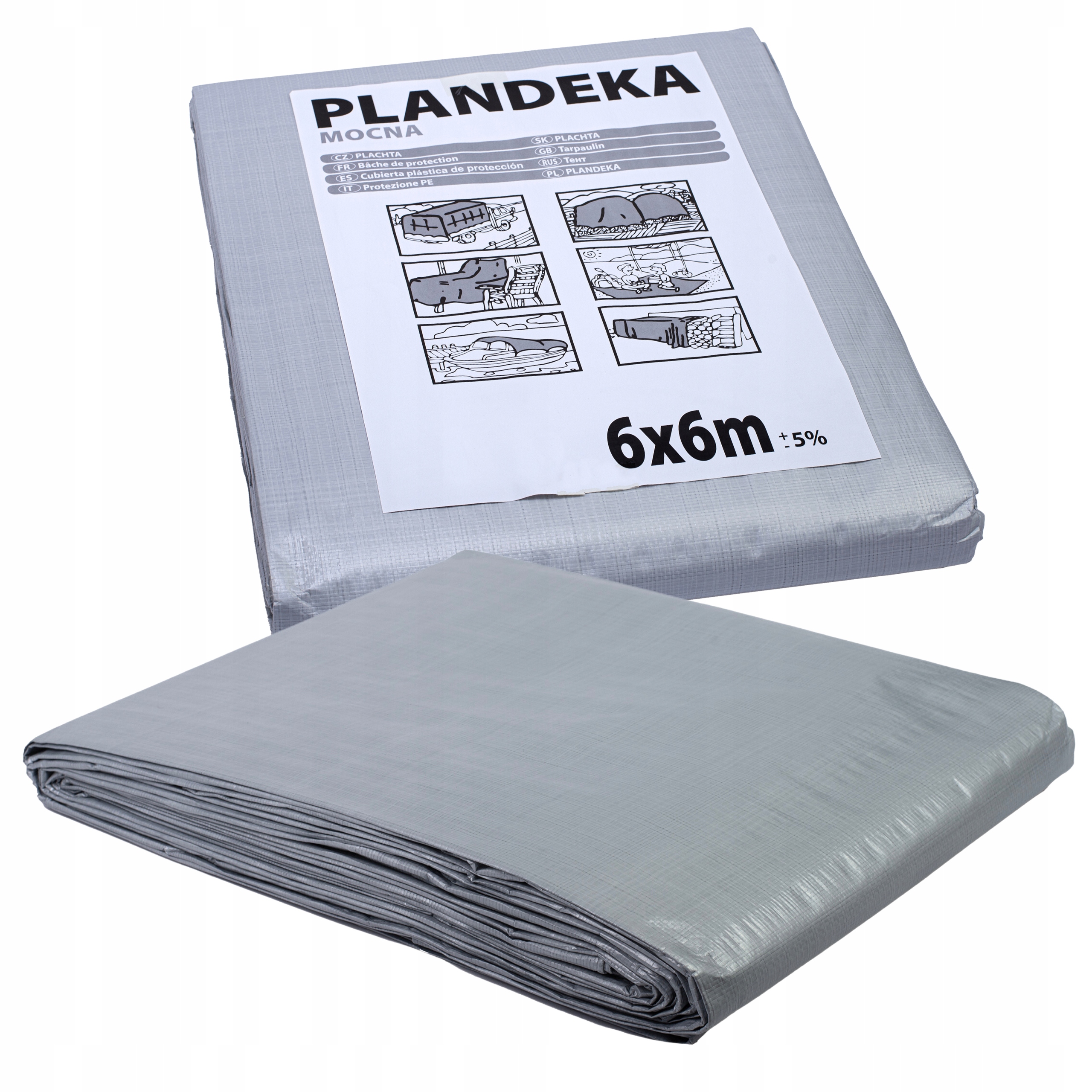 MEDENCESZŐNYEG ERŐSÍTETT PONYVA 4X4m MEDENCE ALÁTÉT Csomagolás állapota eredeti