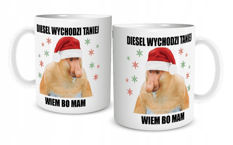 

Kubek Świąteczny Nosacz Diesel Wychodzi