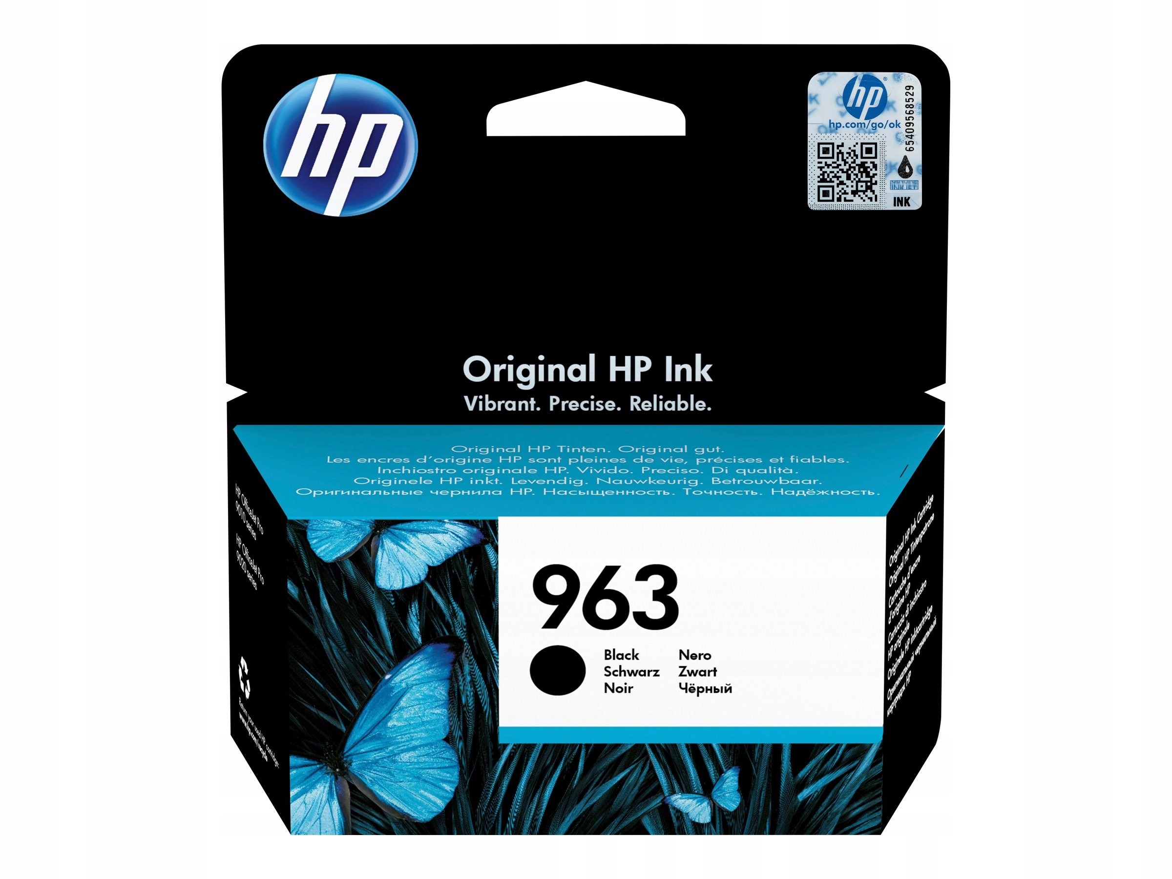 Tusz Hp 963 Czarny do OfficeJet Pro 9010 9020