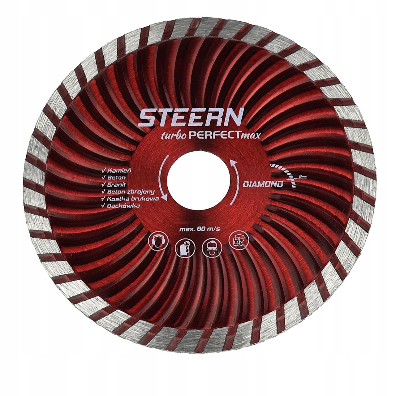 180 x 22,23 mm Tarcza diamentowa turbo Steern
