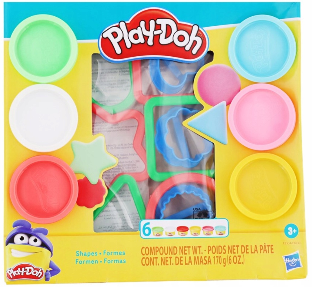 

Play Doh Ciastolina Modelina 6 Tubek Foremki