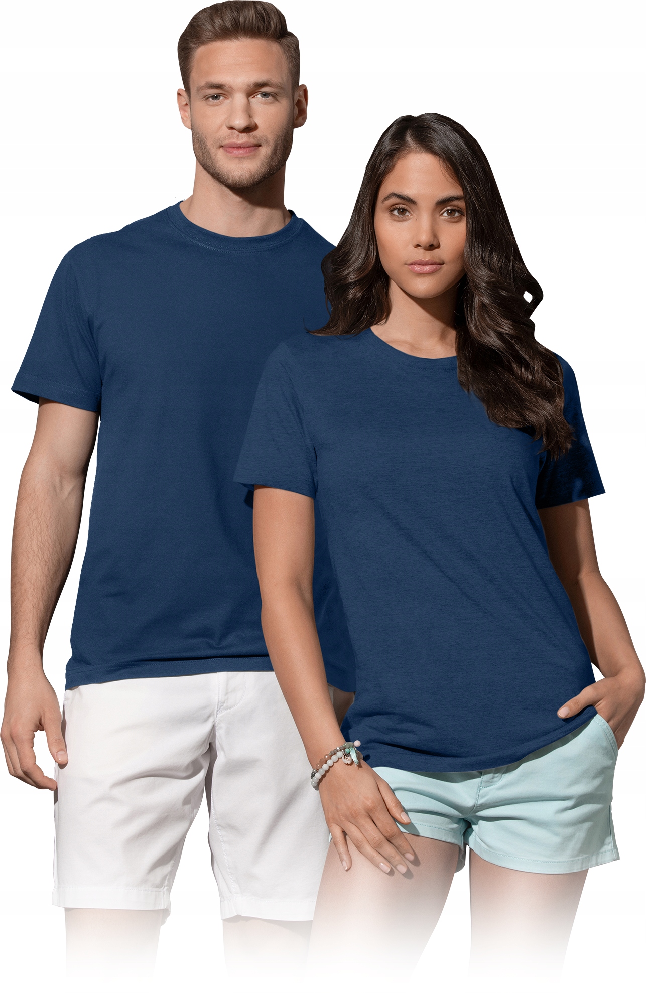 

T-shirt męski bawełniany bez szwów bocznych