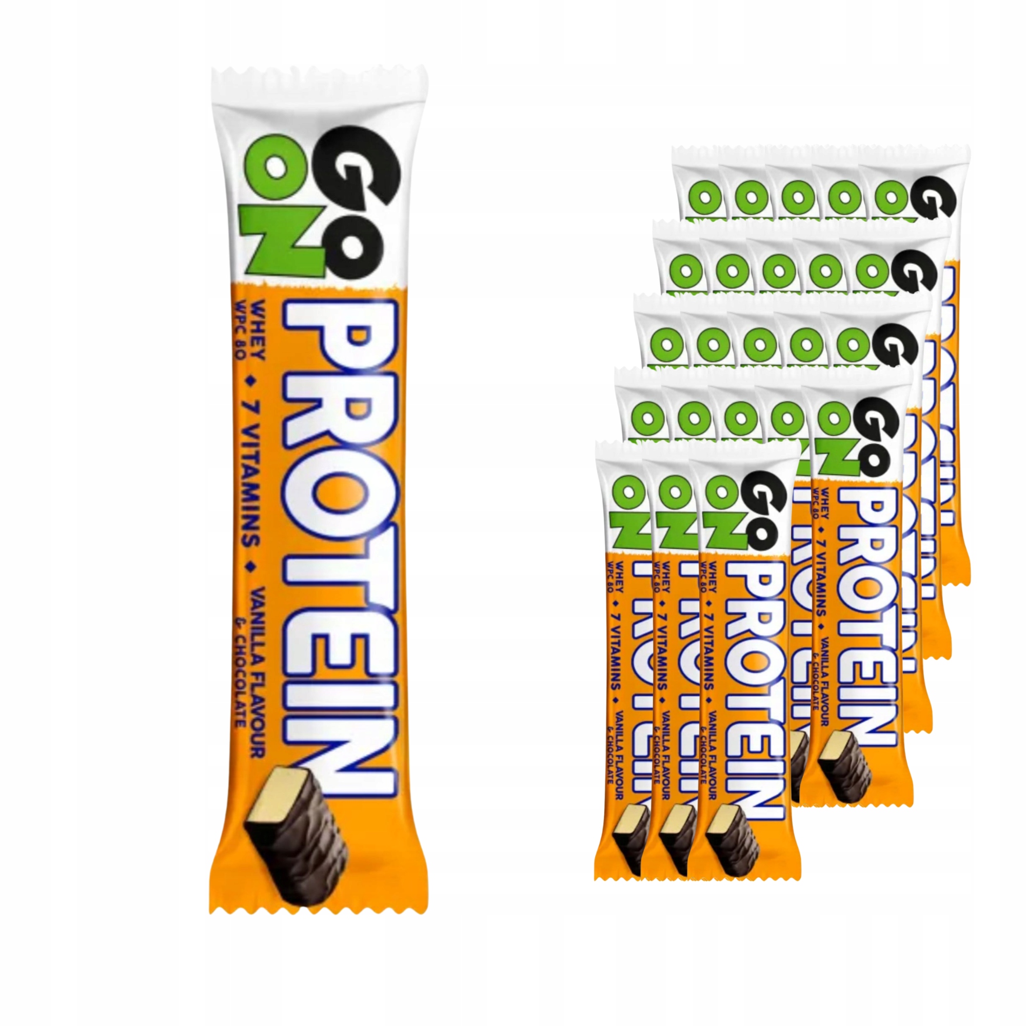 Sante Go On Baton Proteinowy Waniliowy Wysokobiałkowy Dla Aktywnych 50G x24