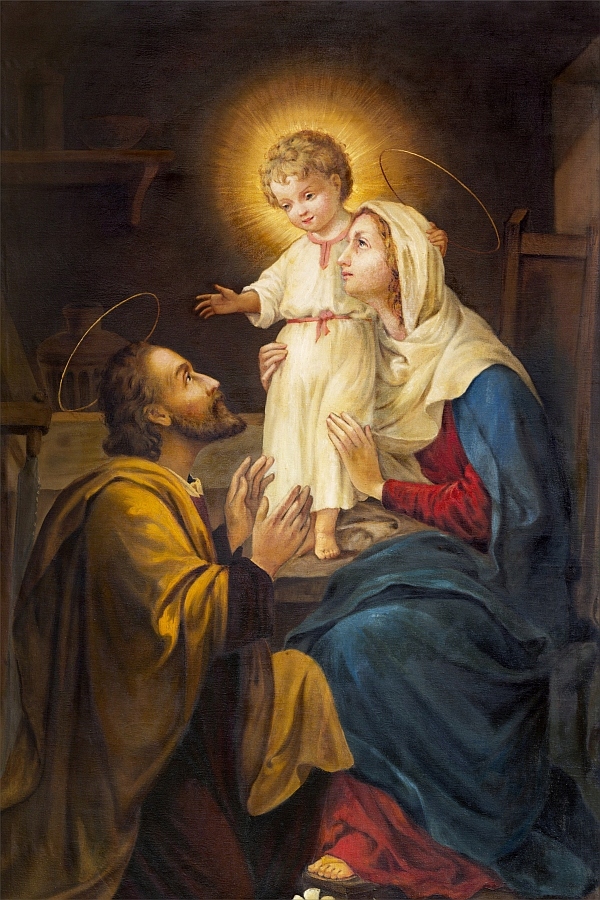 Obraz Na Plátně Svatá Rodina 80x120cm