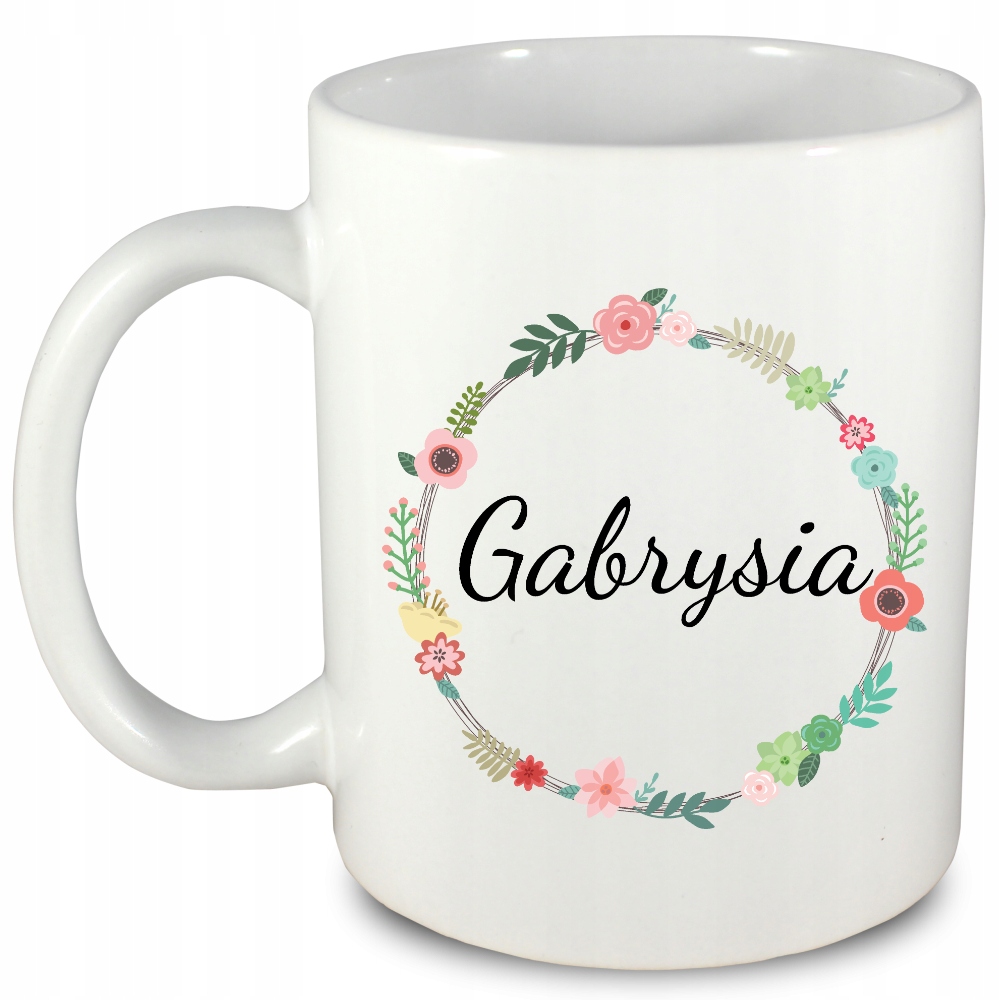 

kubek z imieniem Gabrysia, 3