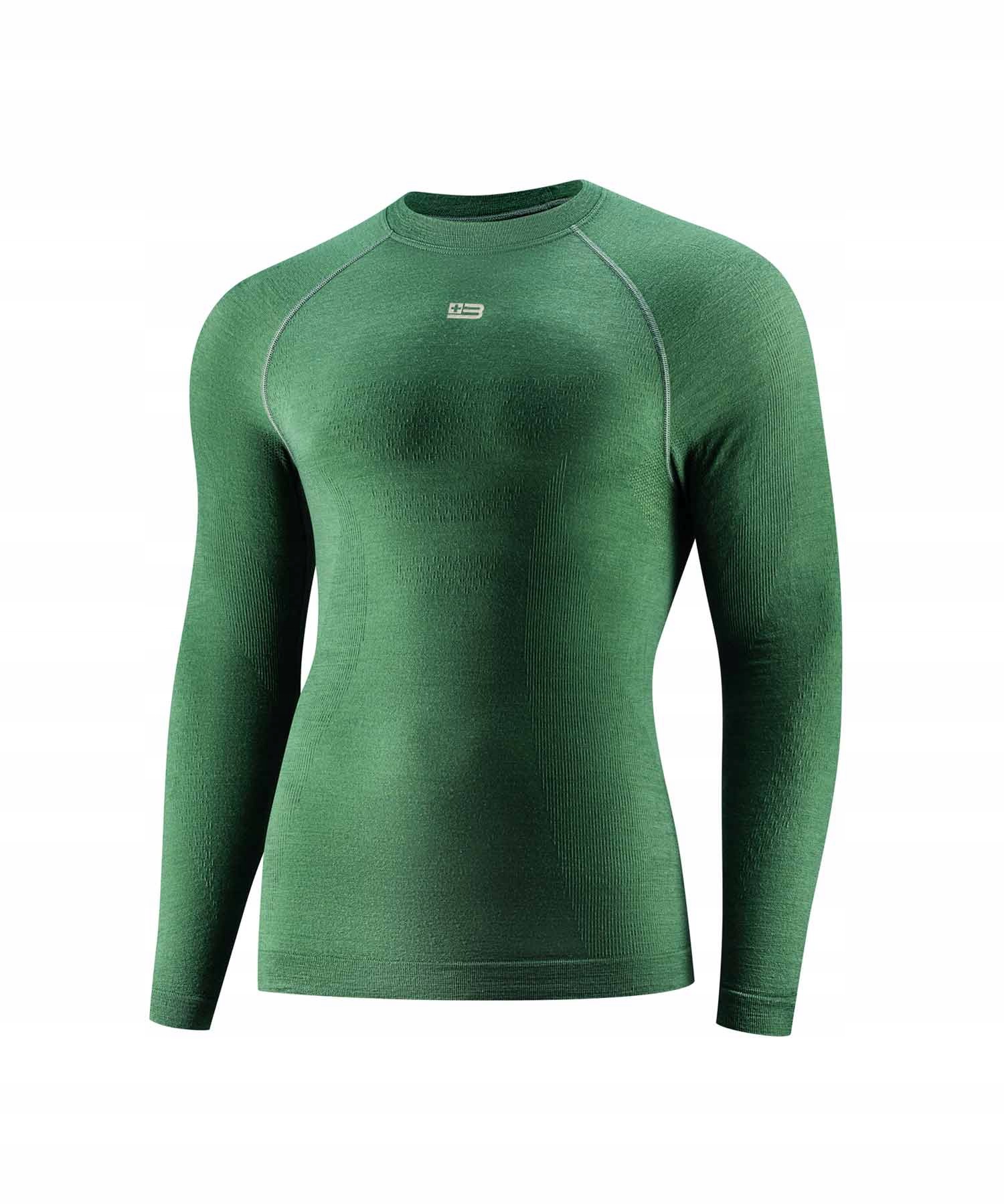 Koszulka męska z długim rękawem termoaktywna Active Merino L