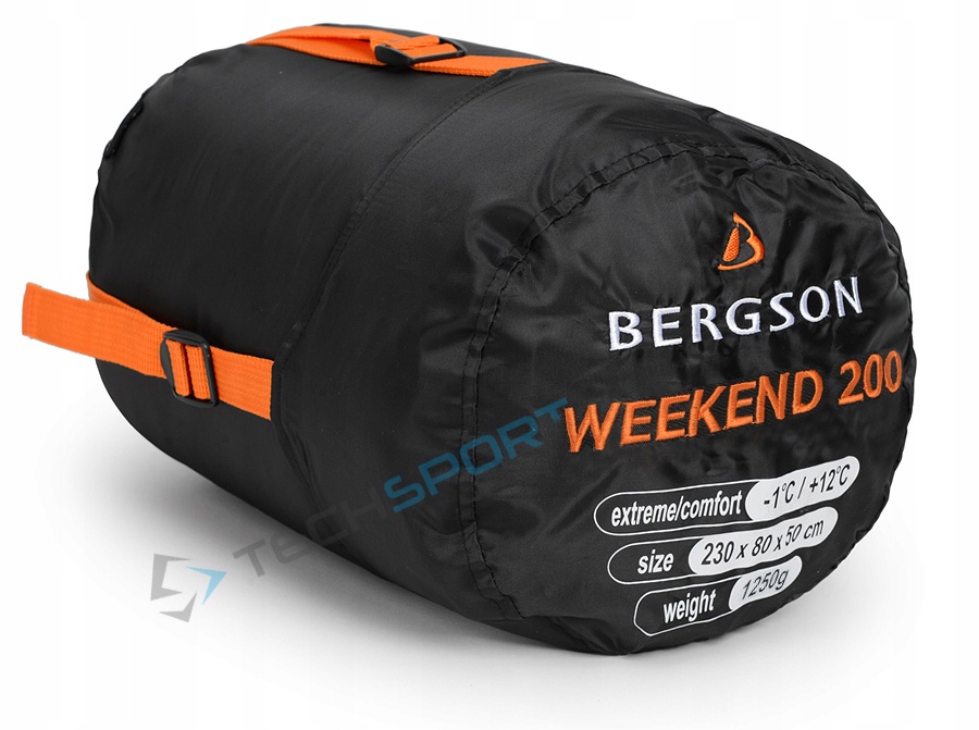 MARKOWY ŚPIWÓR MUMIA BERGSON WEEKEND DO -1st!! Marka Bergson